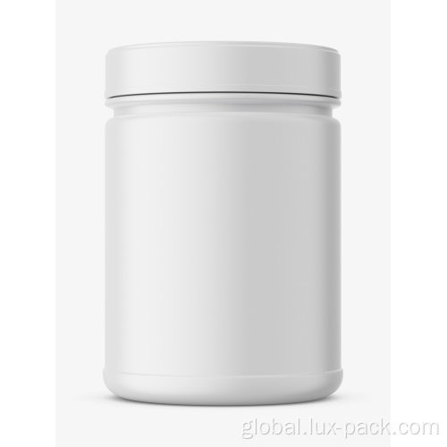 White Plastic Jar Custom Cosmetic Skincare Cream Jar With Lid Manufactory
